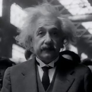 gif of Einstein
